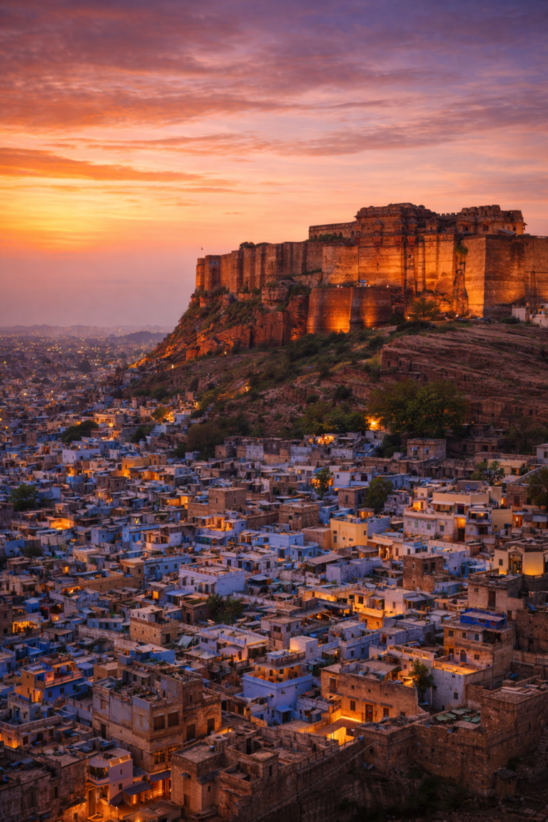 Mehrangarh Fort over the Blue City